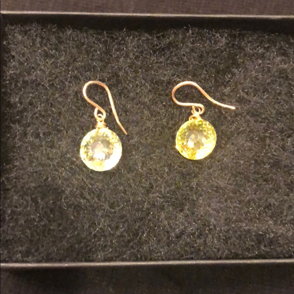 Citrine earrings